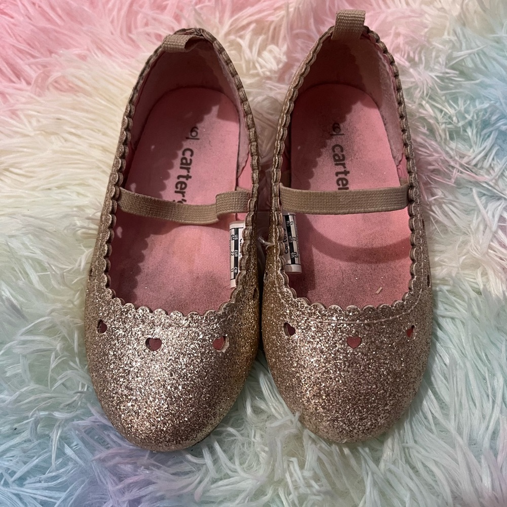 Toddler Girls Sparkly Ballet Flat Shoes
